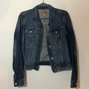 Dark wash denim jacket, american eagle